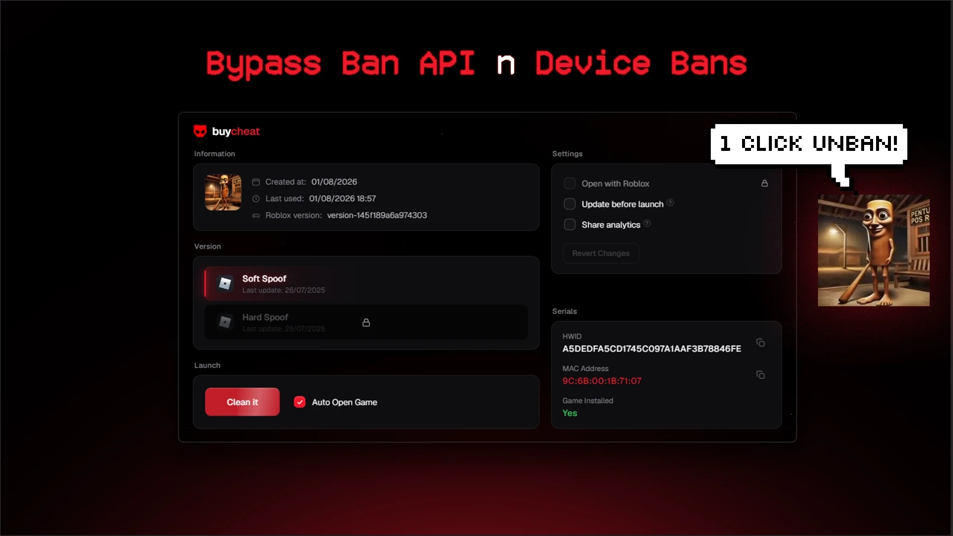 buycheat Spoofer