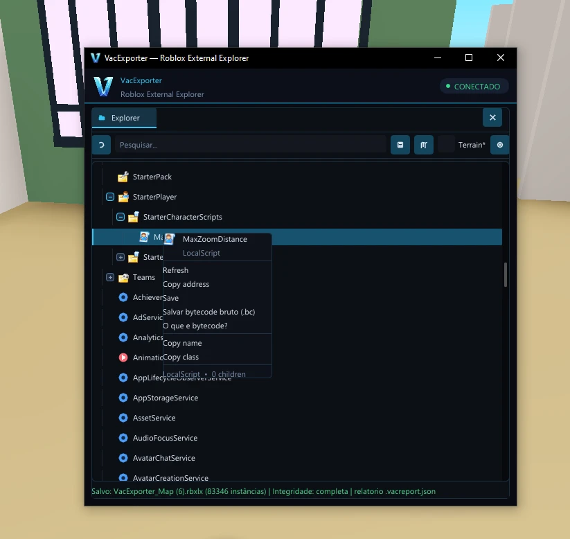Vac Exporter